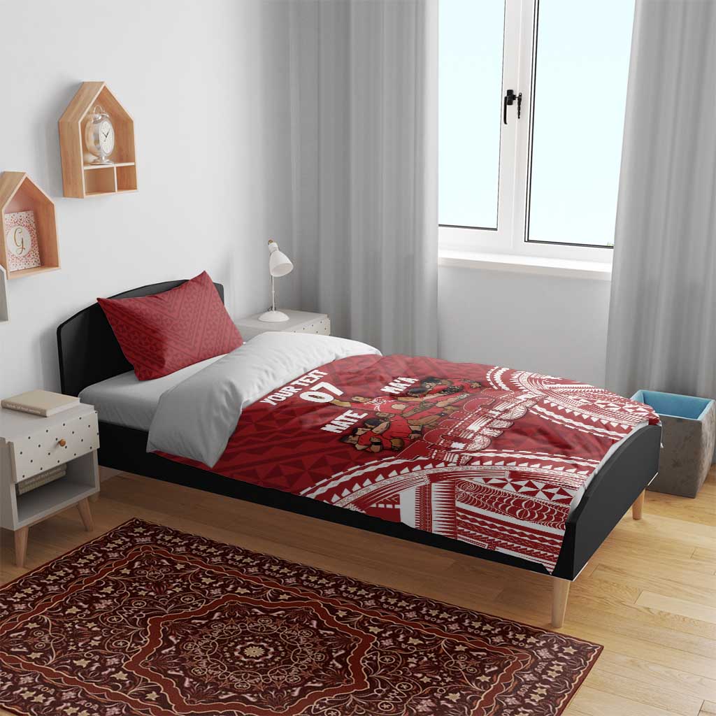 Personalized Mate Maa Tonga Rugby Bedding Set Ofa Atu Tonga - Vibe Hoodie Shop