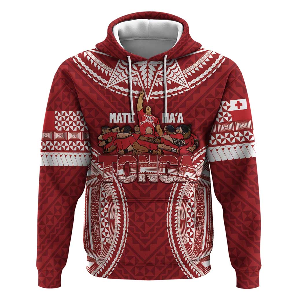 Personalized Mate Maa Tonga Rugby Hoodie Ofa Atu Tonga LT7 - Vibe Hoodie Shop