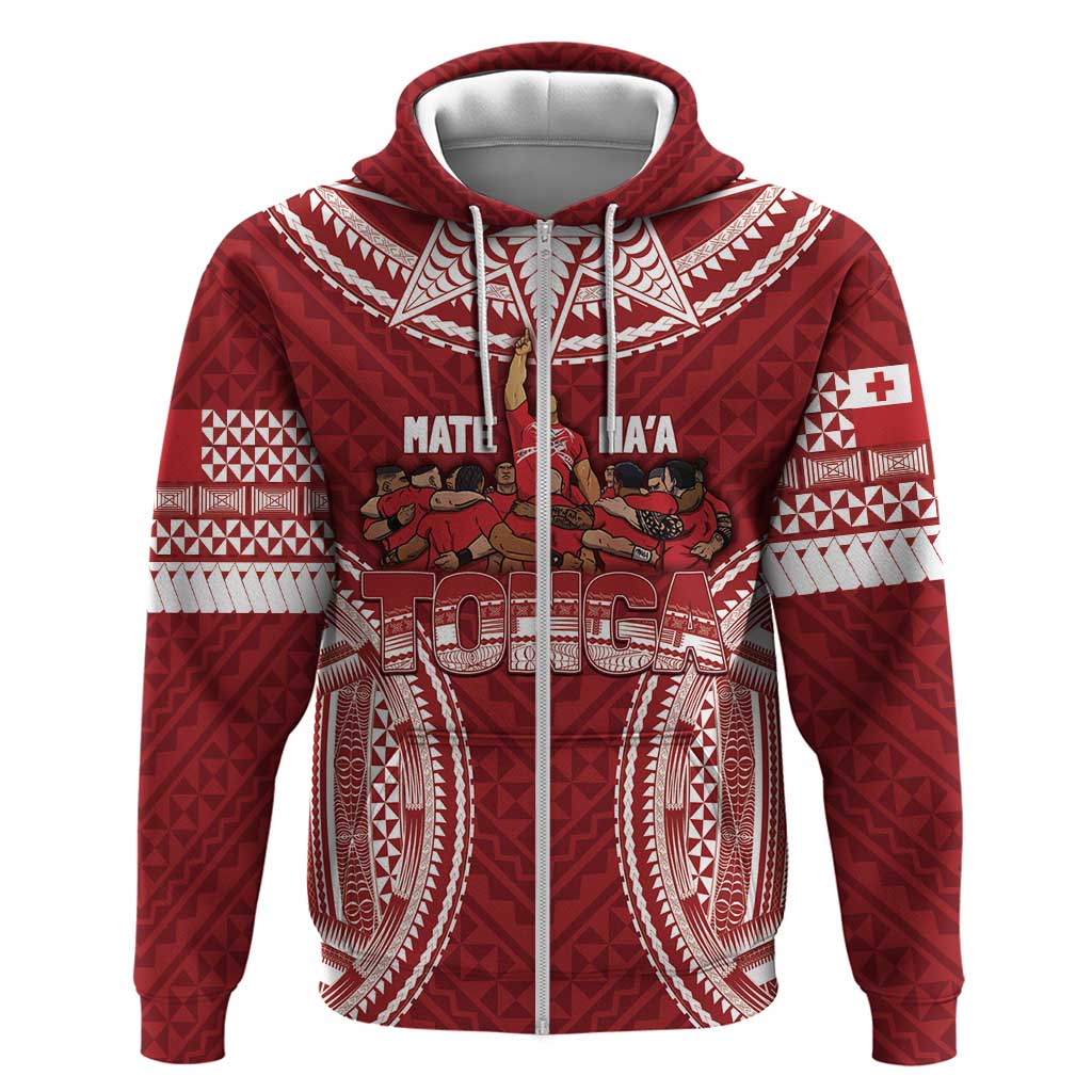 Personalized Mate Maa Tonga Rugby Hoodie Ofa Atu Tonga LT7 - Vibe Hoodie Shop