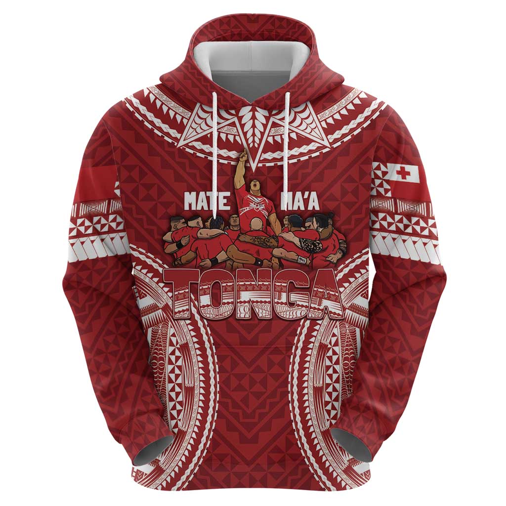 Personalized Mate Maa Tonga Rugby Hoodie Ofa Atu Tonga LT7 - Vibe Hoodie Shop