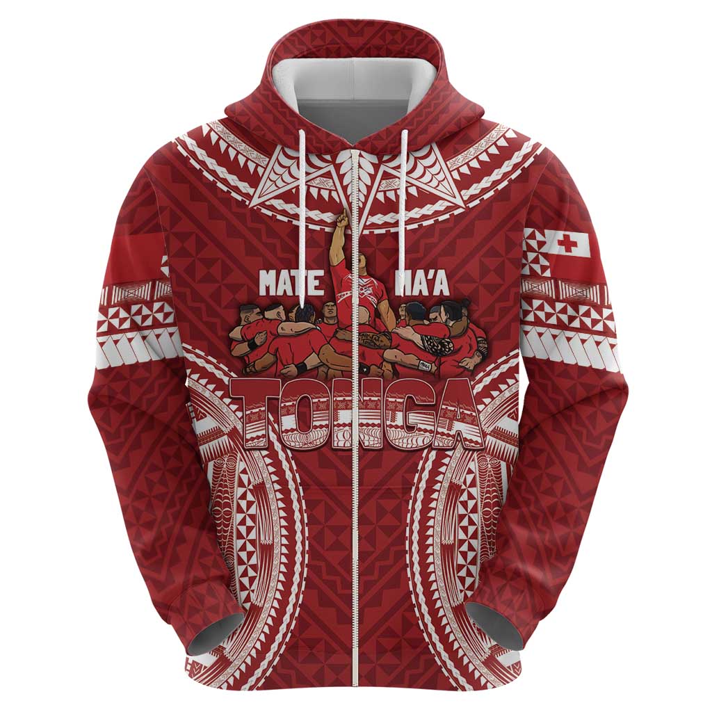 Personalized Mate Maa Tonga Rugby Hoodie Ofa Atu Tonga LT7 - Vibe Hoodie Shop