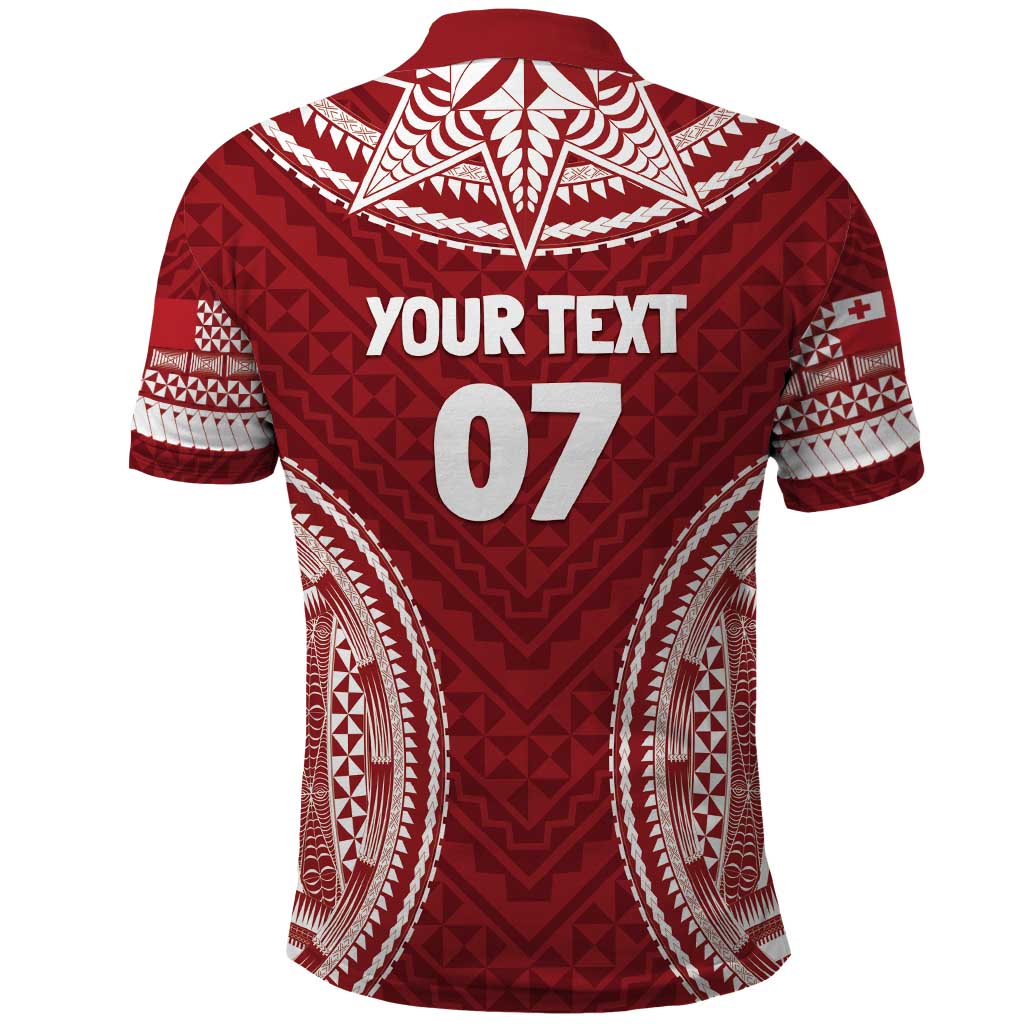Personalized Mate Maa Tonga Rugby Polo Shirt Ofa Atu Tonga - Vibe Hoodie Shop