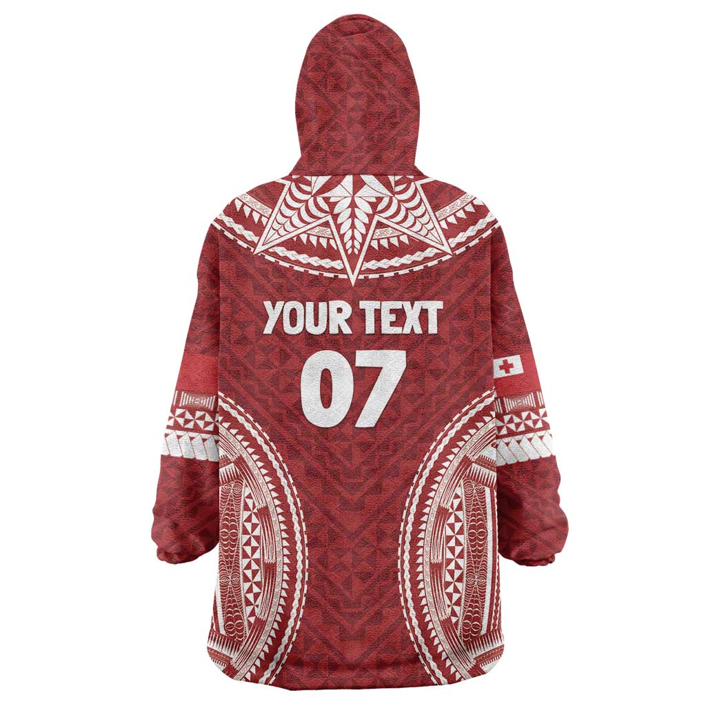 Personalized Mate Maa Tonga Rugby Wearable Blanket Hoodie Ofa Atu Tonga - Vibe Hoodie Shop