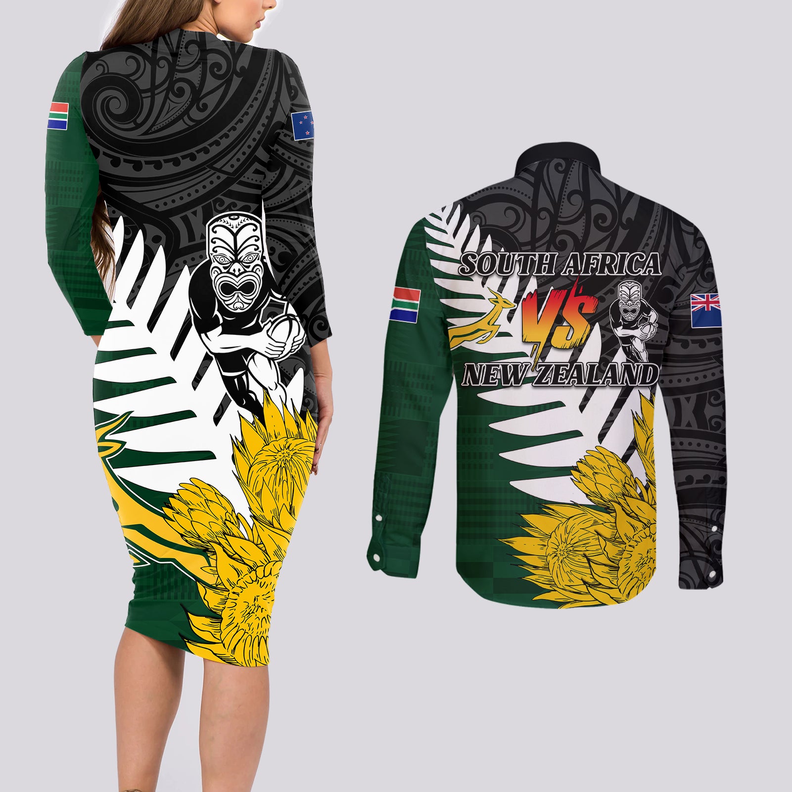 personalised-new-zealand-vs-south-africa-rugby-couples-matching-long-sleeve-bodycon-dress-and-long-sleeve-button-shirts-rivals-tribal-style