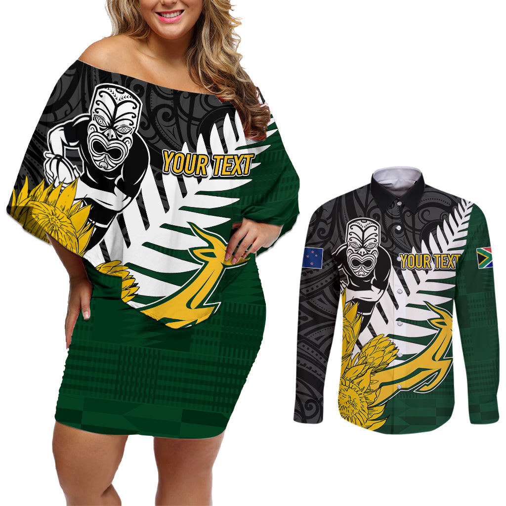 personalised-new-zealand-vs-south-africa-rugby-couples-matching-off-shoulder-short-dress-and-long-sleeve-button-shirts-rivals-tribal-style