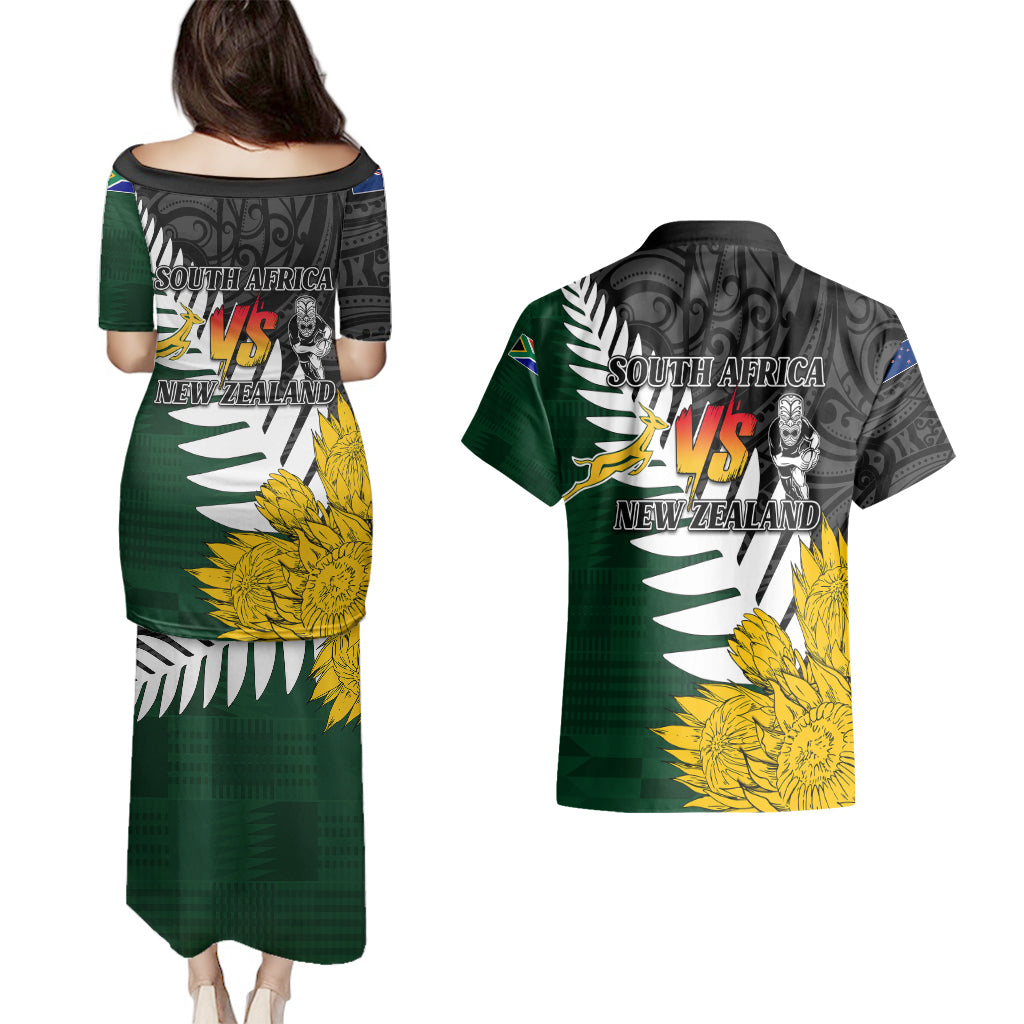 personalised-new-zealand-vs-south-africa-rugby-couples-matching-puletasi-dress-and-hawaiian-shirt-rivals-tribal-style