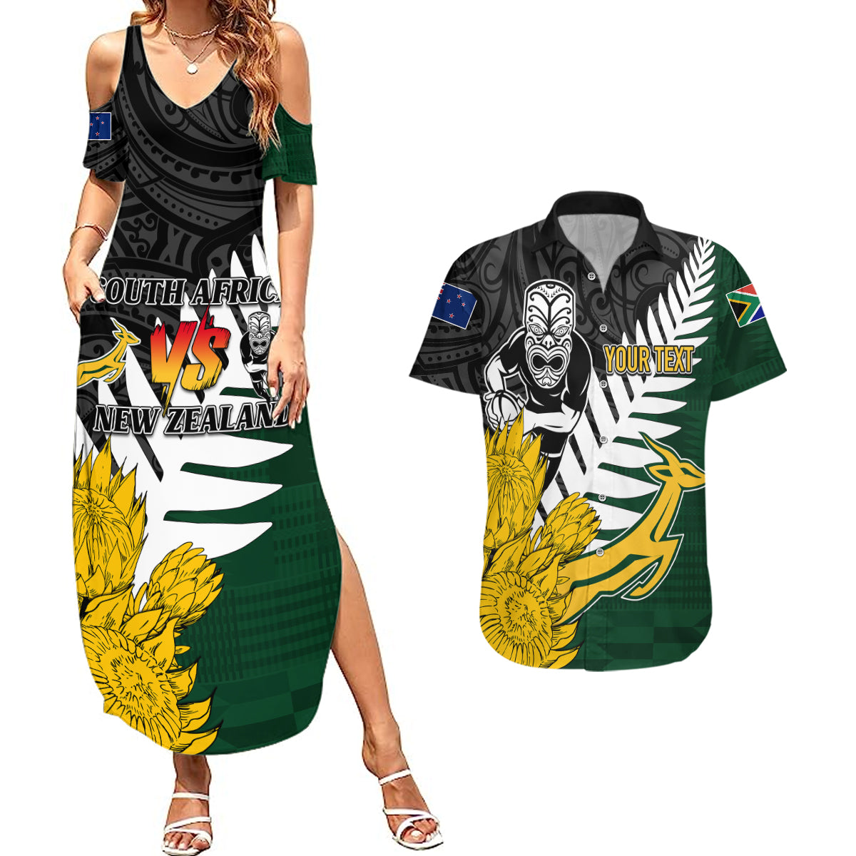 personalised-new-zealand-vs-south-africa-rugby-couples-matching-summer-maxi-dress-and-hawaiian-shirt-rivals-tribal-style