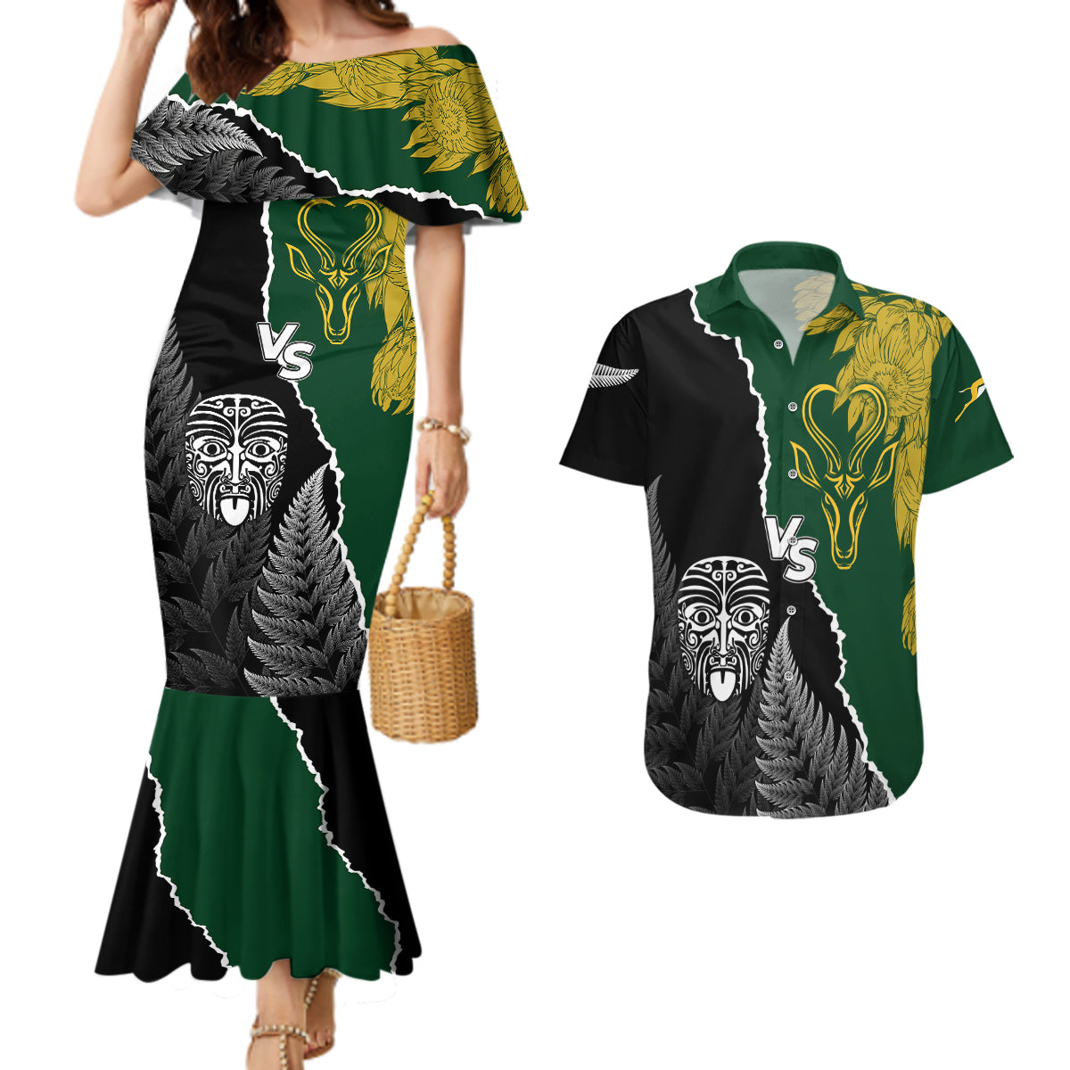 personalised-new-zealand-vs-south-africa-rugby-couples-matching-mermaid-dress-and-hawaiian-shirt-rivals-dynamics