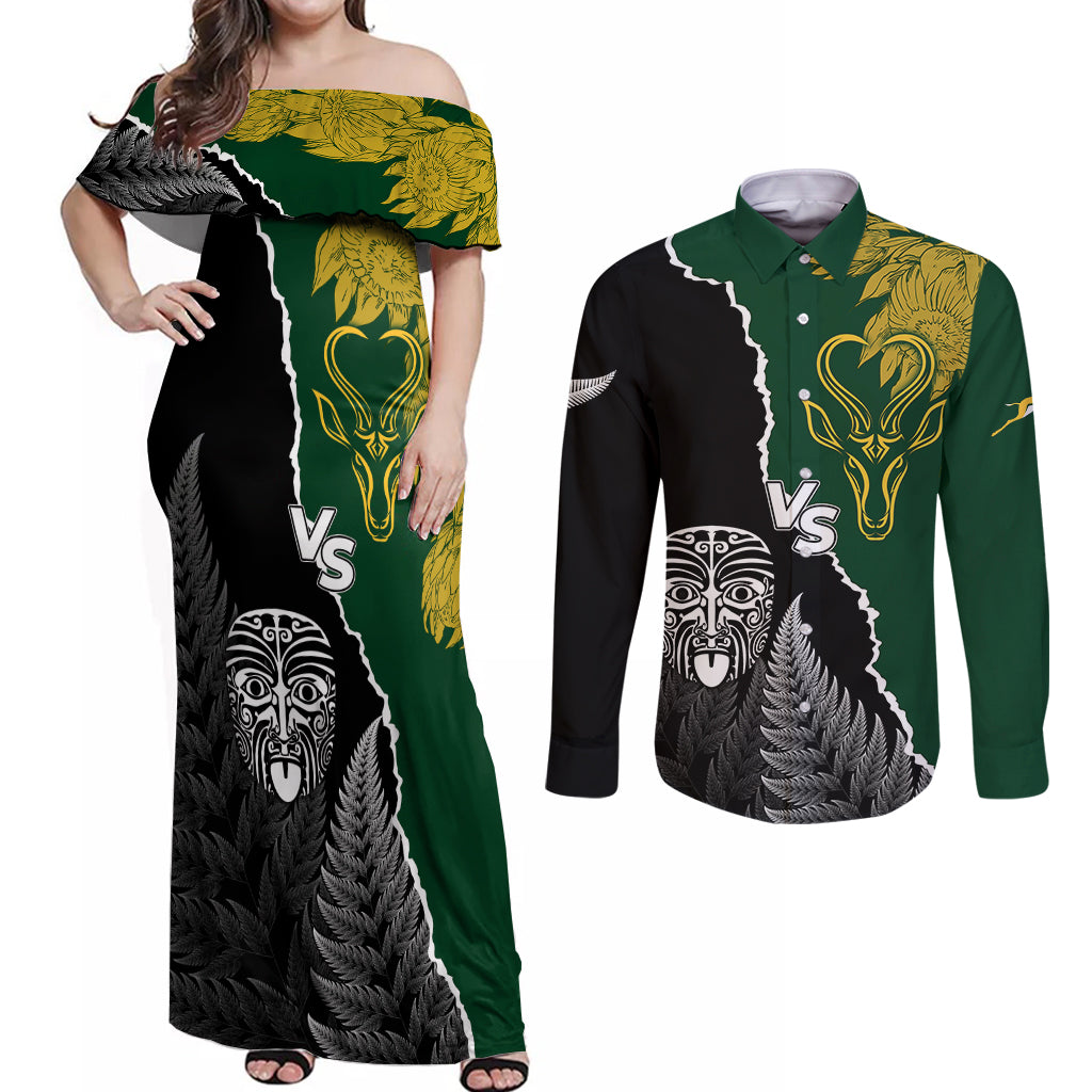 personalised-new-zealand-vs-south-africa-rugby-couples-matching-off-shoulder-maxi-dress-and-long-sleeve-button-shirts-rivals-dynamics