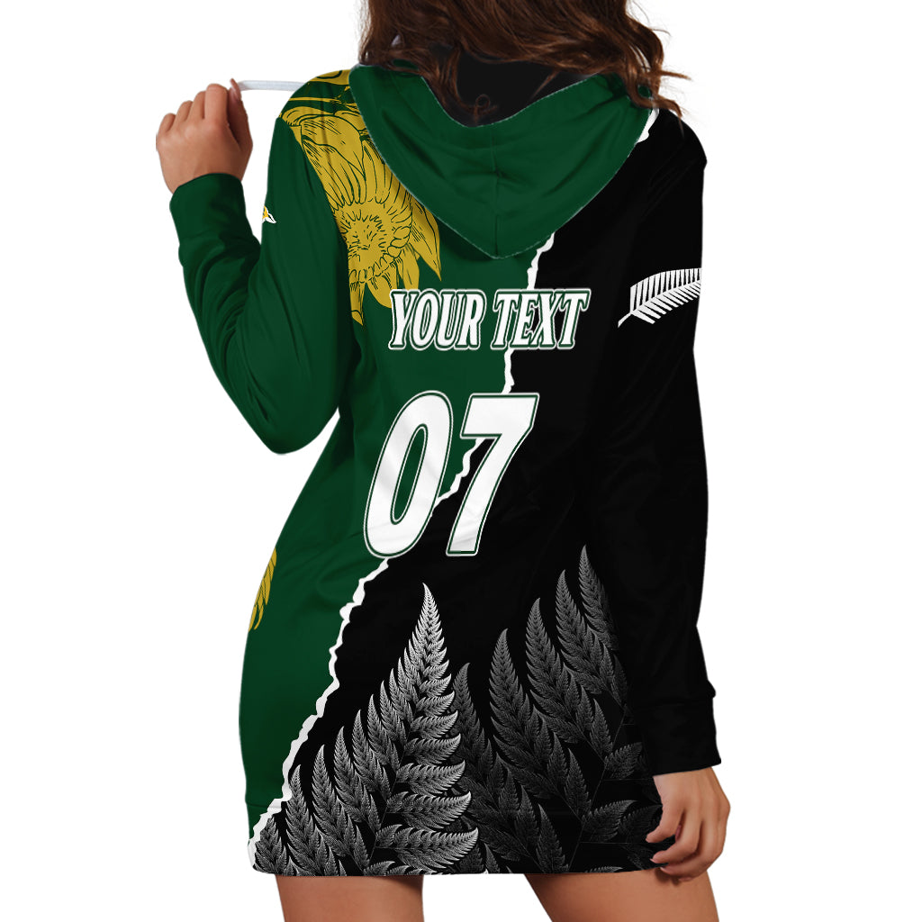 Personalised New Zealand Vs South Africa Rugby Hoodie Dress Rivals Dynamics - Vibe Hoodie Shop