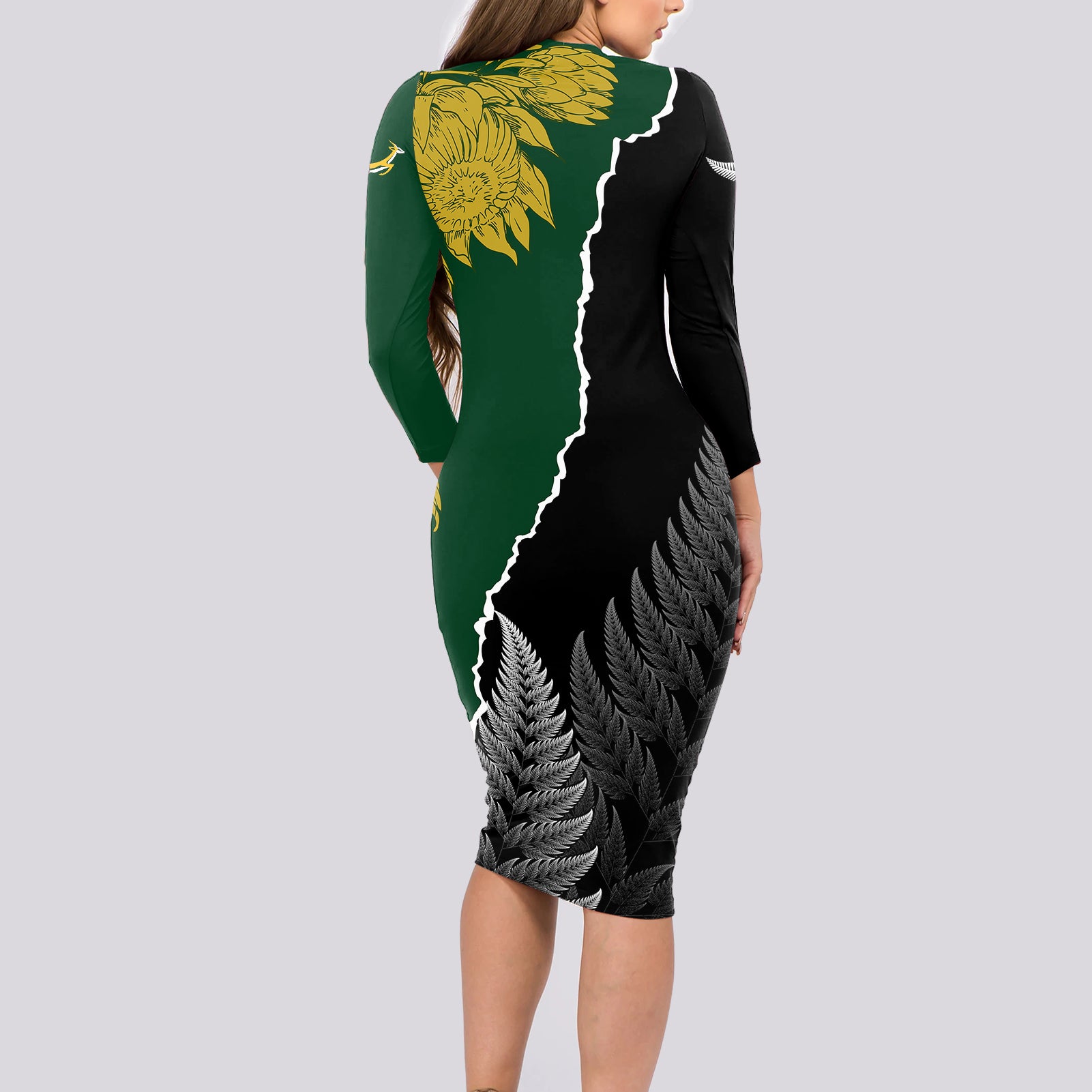 personalised-new-zealand-vs-south-africa-rugby-long-sleeve-bodycon-dress-rivals-dynamics