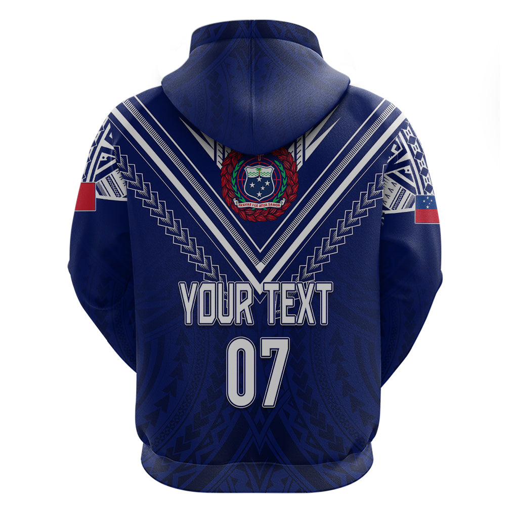 Personalised Samoa Rugby Hoodie World Cup 2023 Siamupini Siva Tau LT7 - Vibe Hoodie Shop