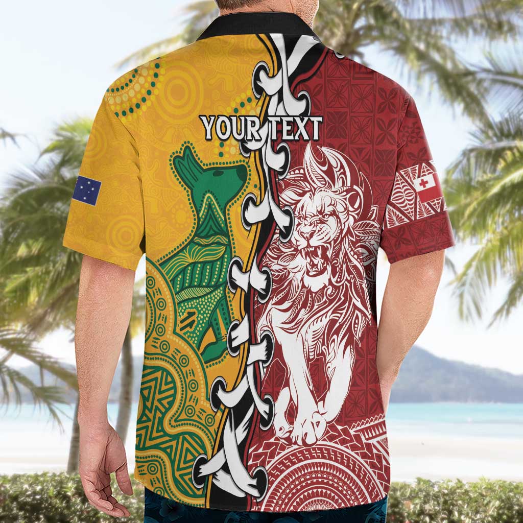 Mate Ma'a Tonga Vs Australia Rugby Personalized Hawaiian Shirt Special Mascots - Vibe Hoodie Shop