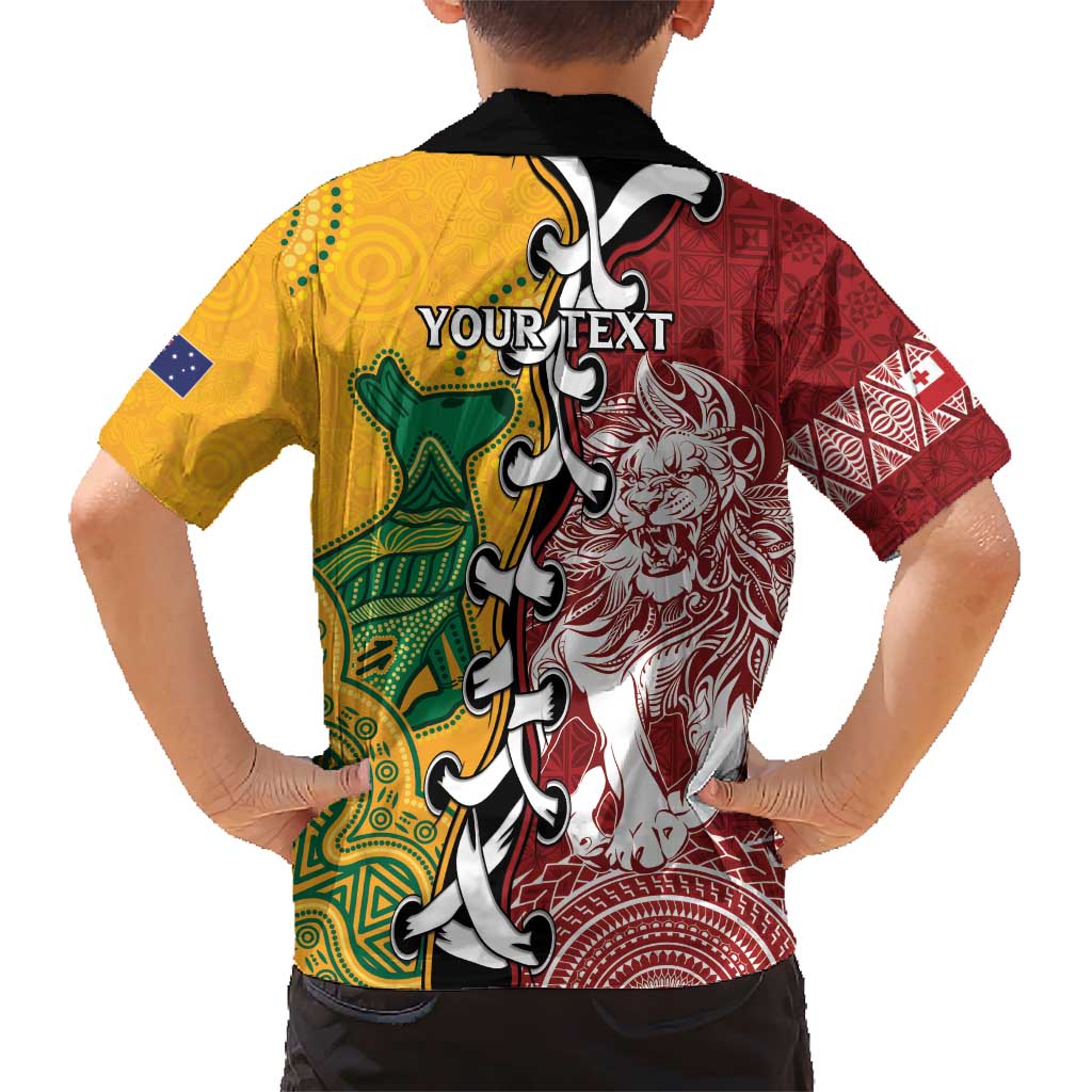 Mate Ma'a Tonga Vs Australia Rugby Personalized Hawaiian Shirt Special Mascots - Vibe Hoodie Shop