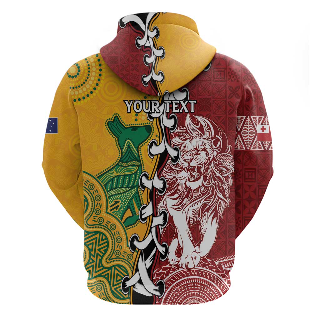 Mate Ma'a Tonga Vs Australia Rugby Personalized Hoodie Special Mascots LT7 - Vibe Hoodie Shop
