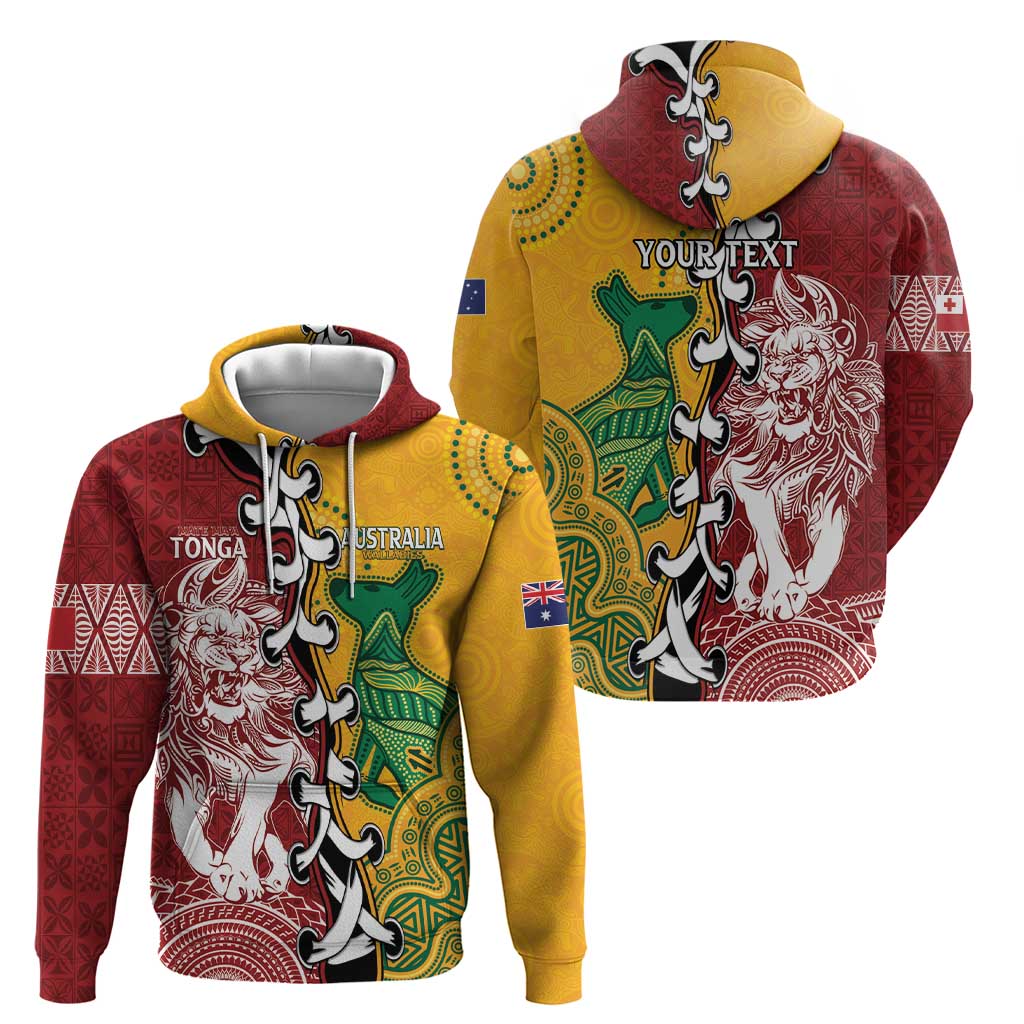 Mate Ma'a Tonga Vs Australia Rugby Personalized Hoodie Special Mascots LT7 - Vibe Hoodie Shop