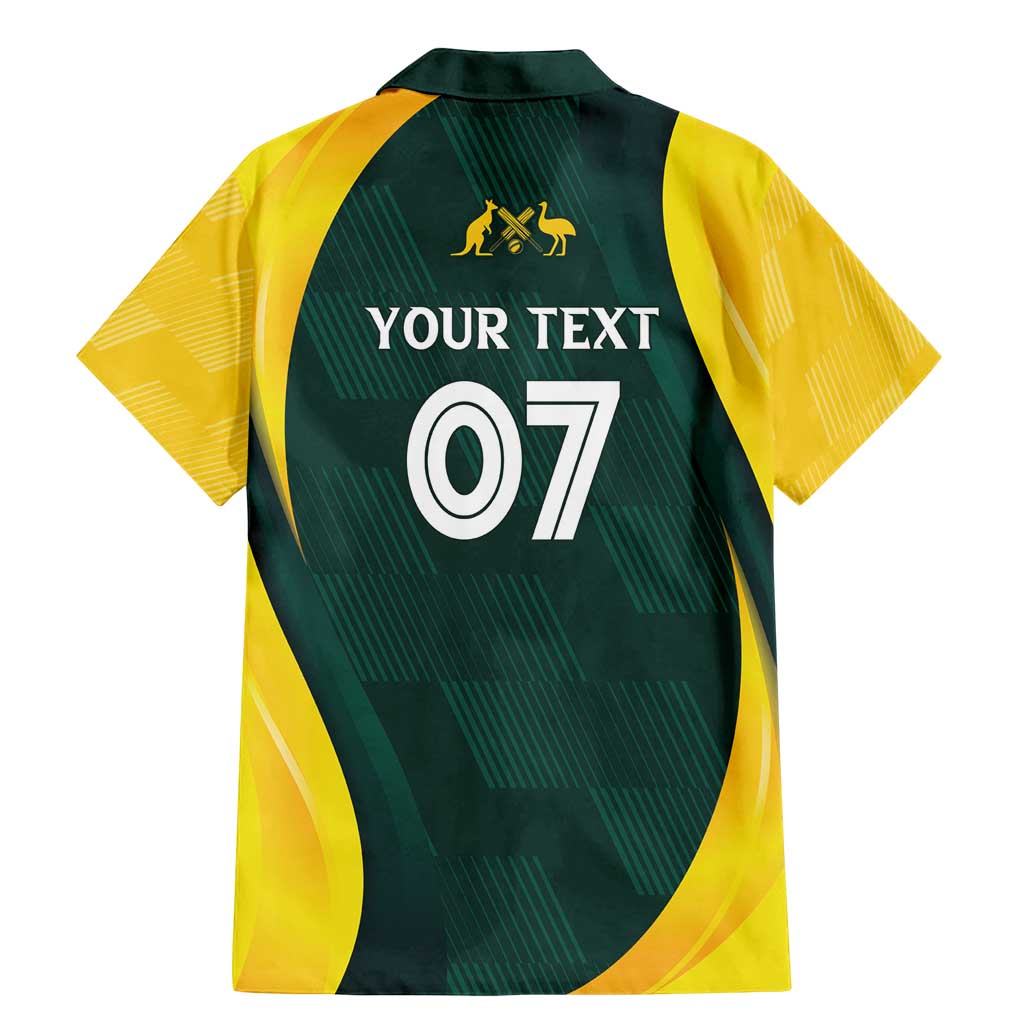 Australia Cricket Custom Family Matching Mermaid Dress and Hawaiian Shirt GO Aussie - Modern Motif