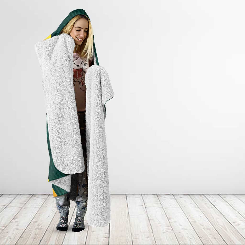 Australia Cricket Custom Hooded Blanket GO Aussie - Modern Motif