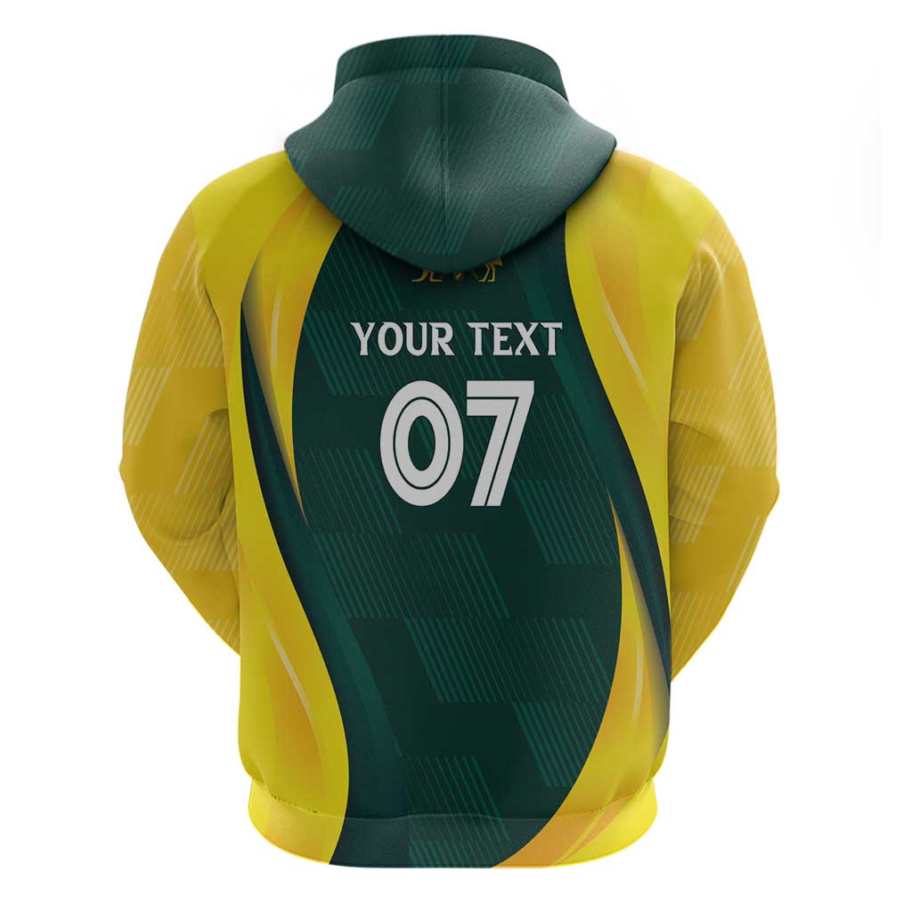 Australia Cricket Custom Hoodie GO Aussie - Modern Motif LT7 - Vibe Hoodie Shop