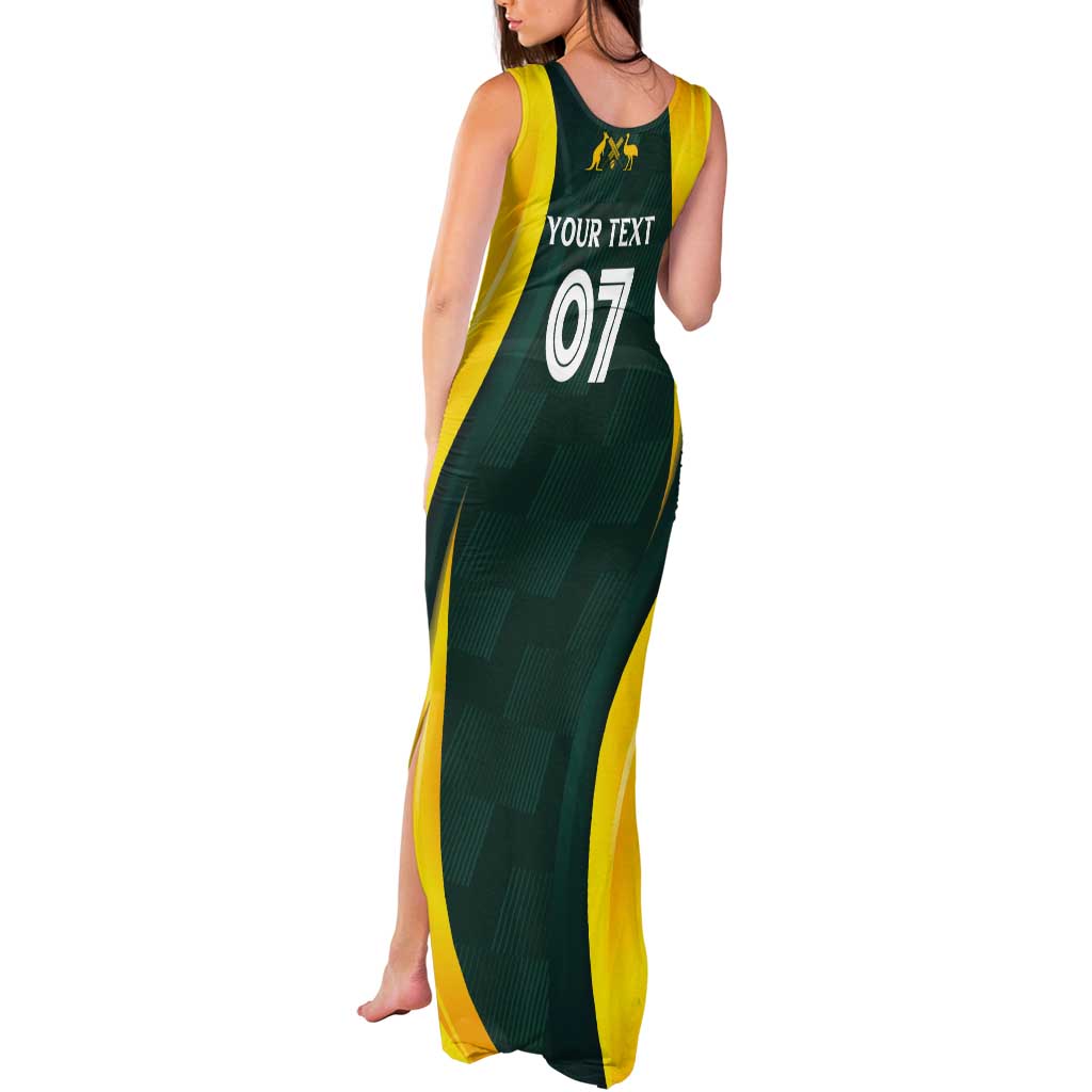 Australia Cricket Custom Tank Maxi Dress GO Aussie - Modern Motif