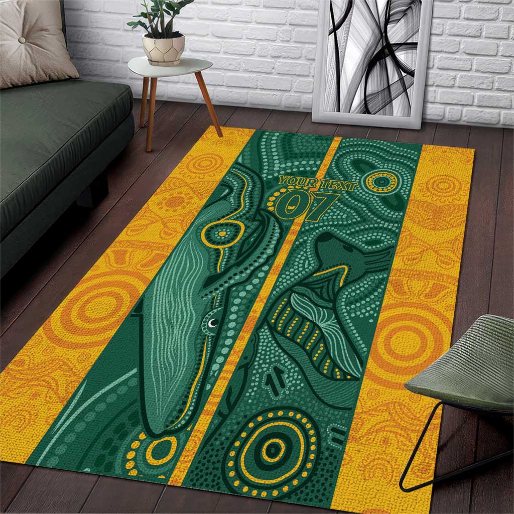 Australia 2024 Custom Area Rug Aboriginal GO Team Aussie - Vibe Hoodie Shop