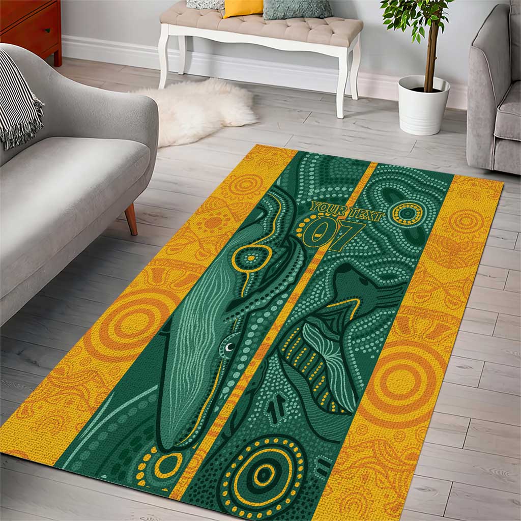 Australia 2024 Custom Area Rug Aboriginal GO Team Aussie - Vibe Hoodie Shop