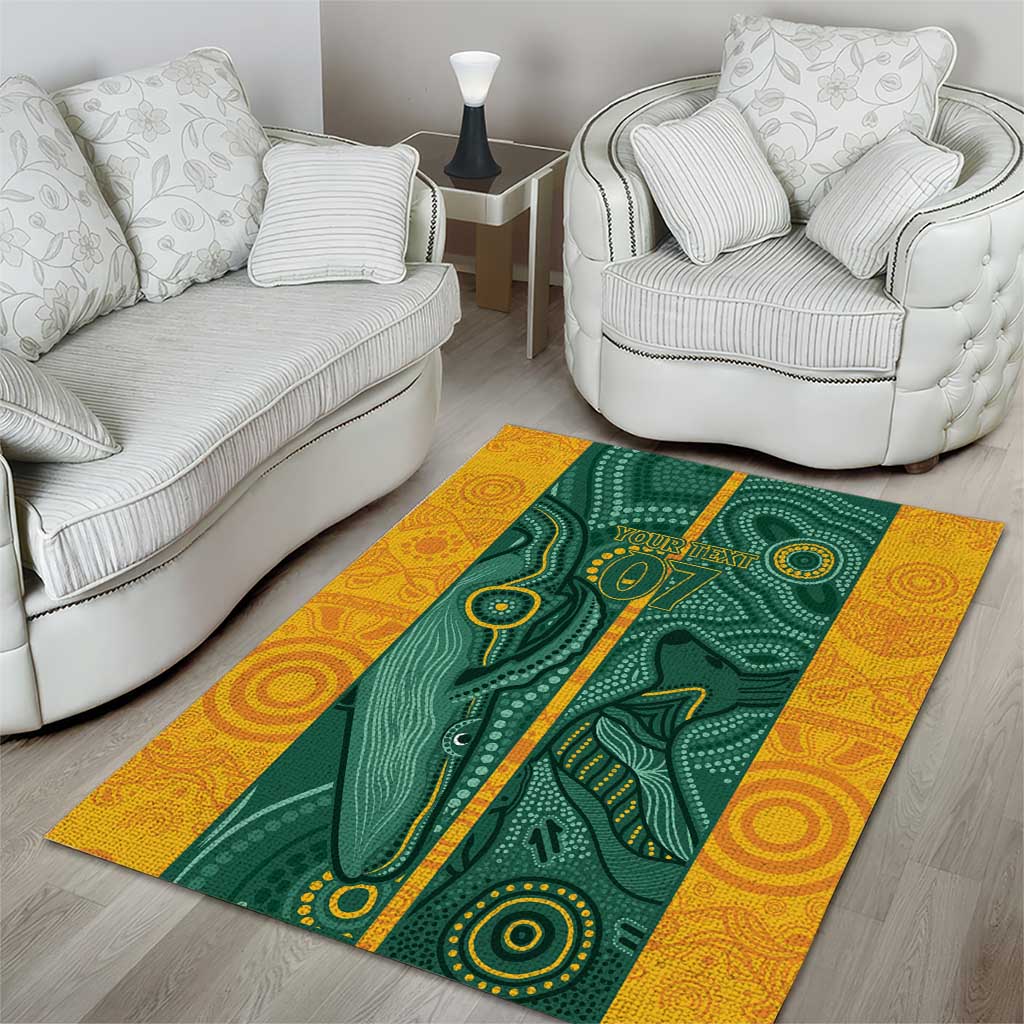 Australia 2024 Custom Area Rug Aboriginal GO Team Aussie - Vibe Hoodie Shop