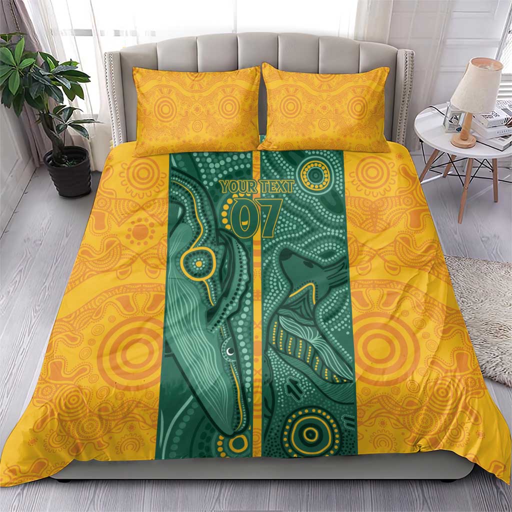 Australia 2024 Custom Bedding Set Aboriginal GO Team Aussie - Vibe Hoodie Shop