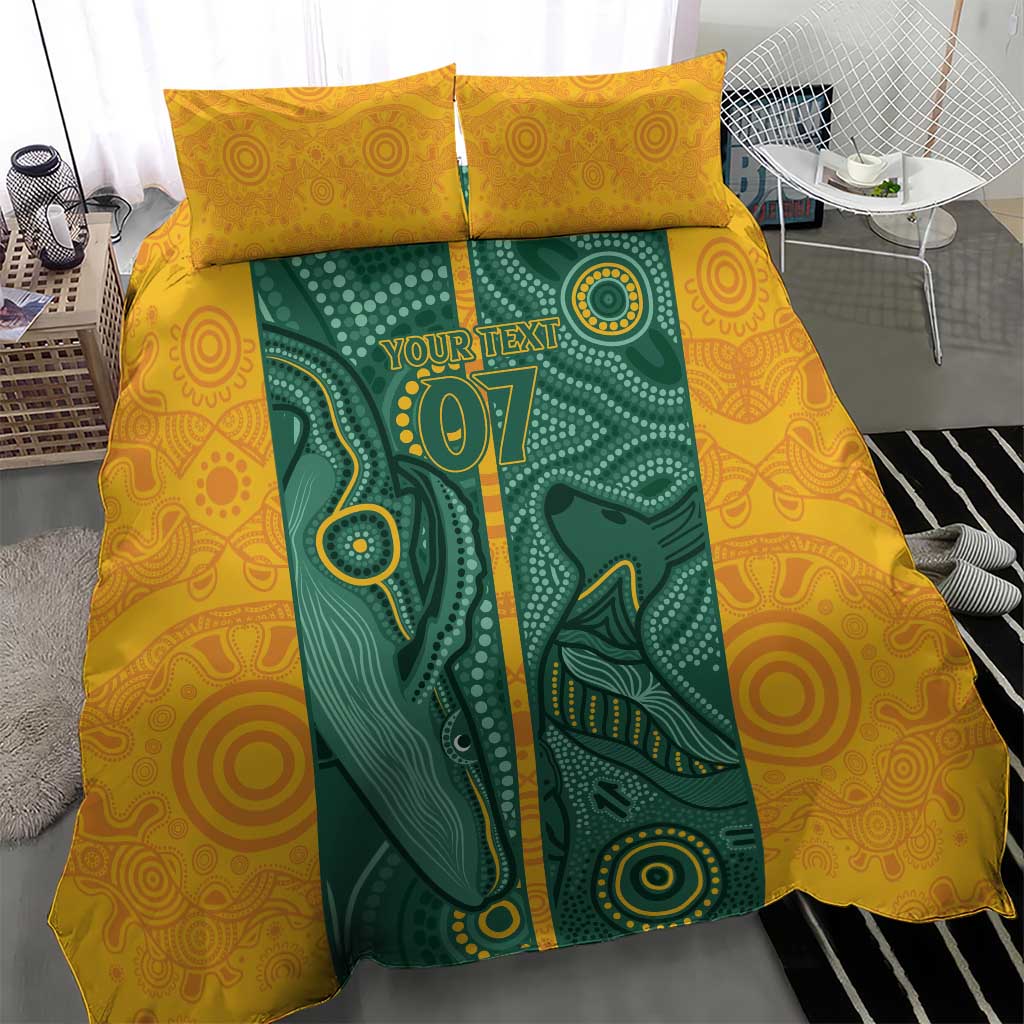 Australia 2024 Custom Bedding Set Aboriginal GO Team Aussie - Vibe Hoodie Shop
