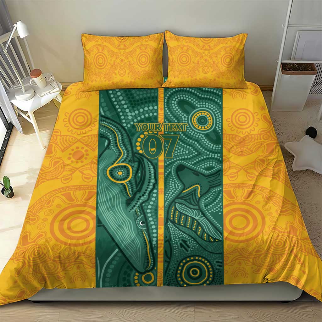 Australia 2024 Custom Bedding Set Aboriginal GO Team Aussie - Vibe Hoodie Shop