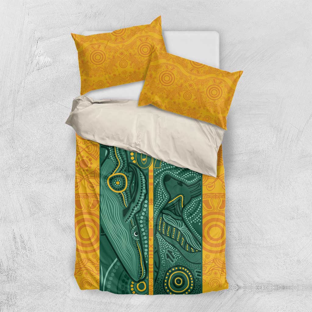 Australia 2024 Custom Bedding Set Aboriginal GO Team Aussie - Vibe Hoodie Shop