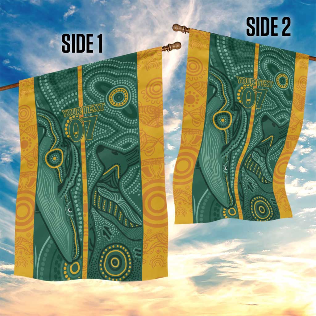 Australia 2024 Custom Garden Flag Aboriginal GO Team Aussie - Vibe Hoodie Shop