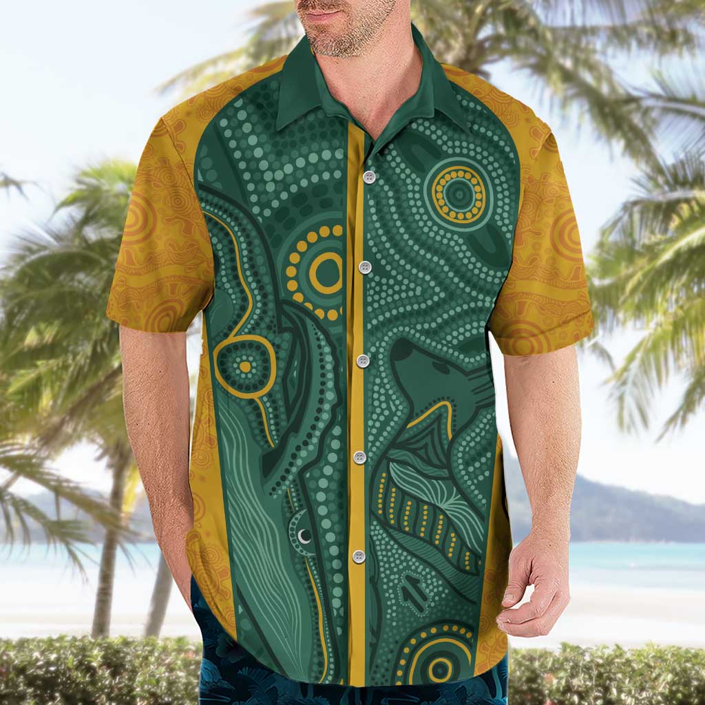 Australia 2024 Custom Hawaiian Shirt Aboriginal GO Team Aussie - Vibe Hoodie Shop