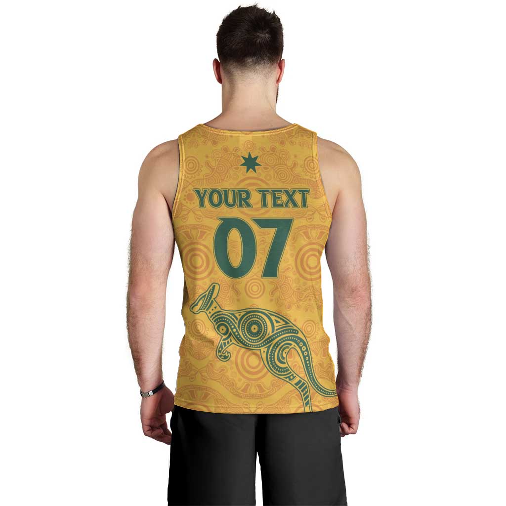 Australia 2024 Custom Men Tank Top Aboriginal GO Team Aussie - Vibe Hoodie Shop