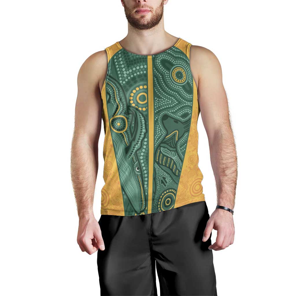 Australia 2024 Custom Men Tank Top Aboriginal GO Team Aussie - Vibe Hoodie Shop