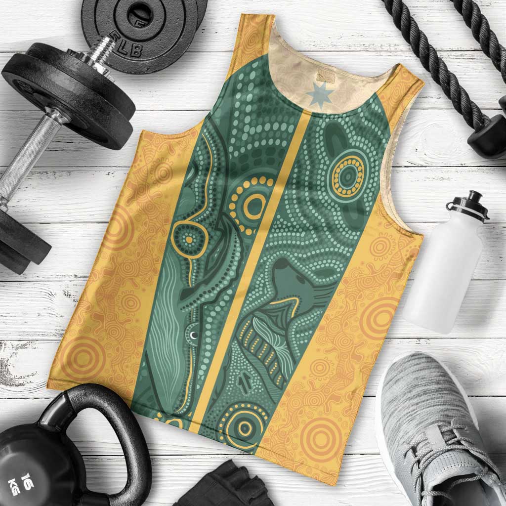Australia 2024 Custom Men Tank Top Aboriginal GO Team Aussie - Vibe Hoodie Shop