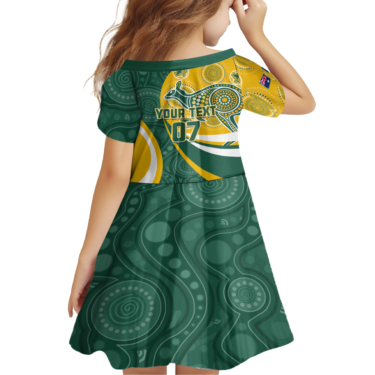 custom-australia-matildas-indigenous-family-matching-off-shoulder-short-dress-and-hawaiian-shirt-go-tilly-special