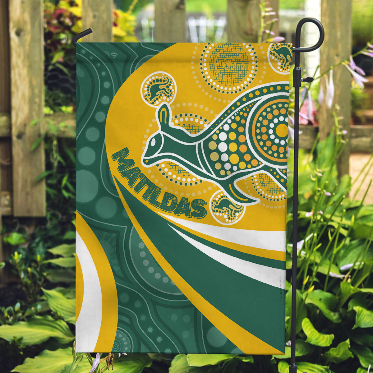 Australia Matildas Indigenous Garden Flag Go Tilly Special - Vibe Hoodie Shop