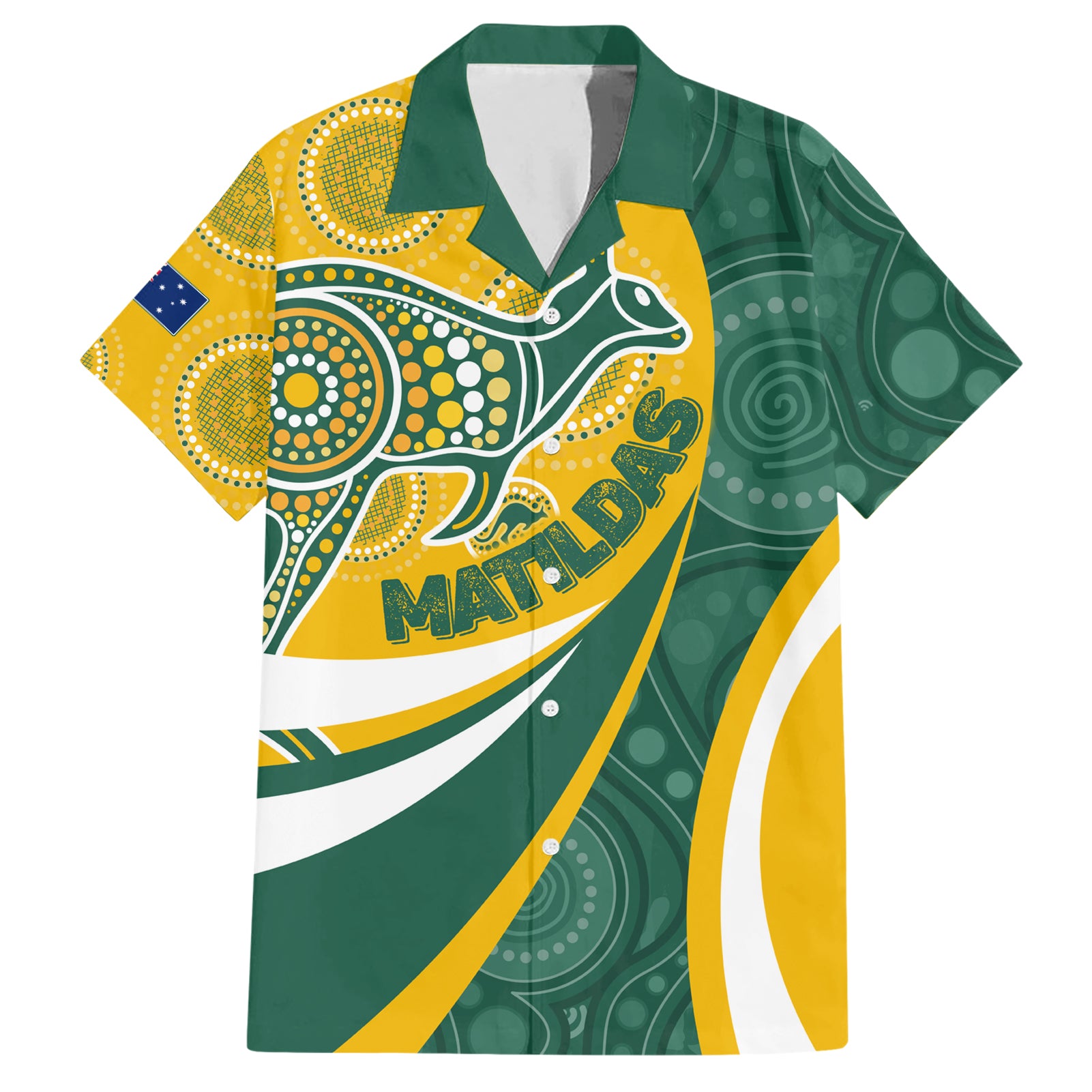 Custom Australia Matildas Indigenous Hawaiian Shirt Go Tilly Special - Vibe Hoodie Shop