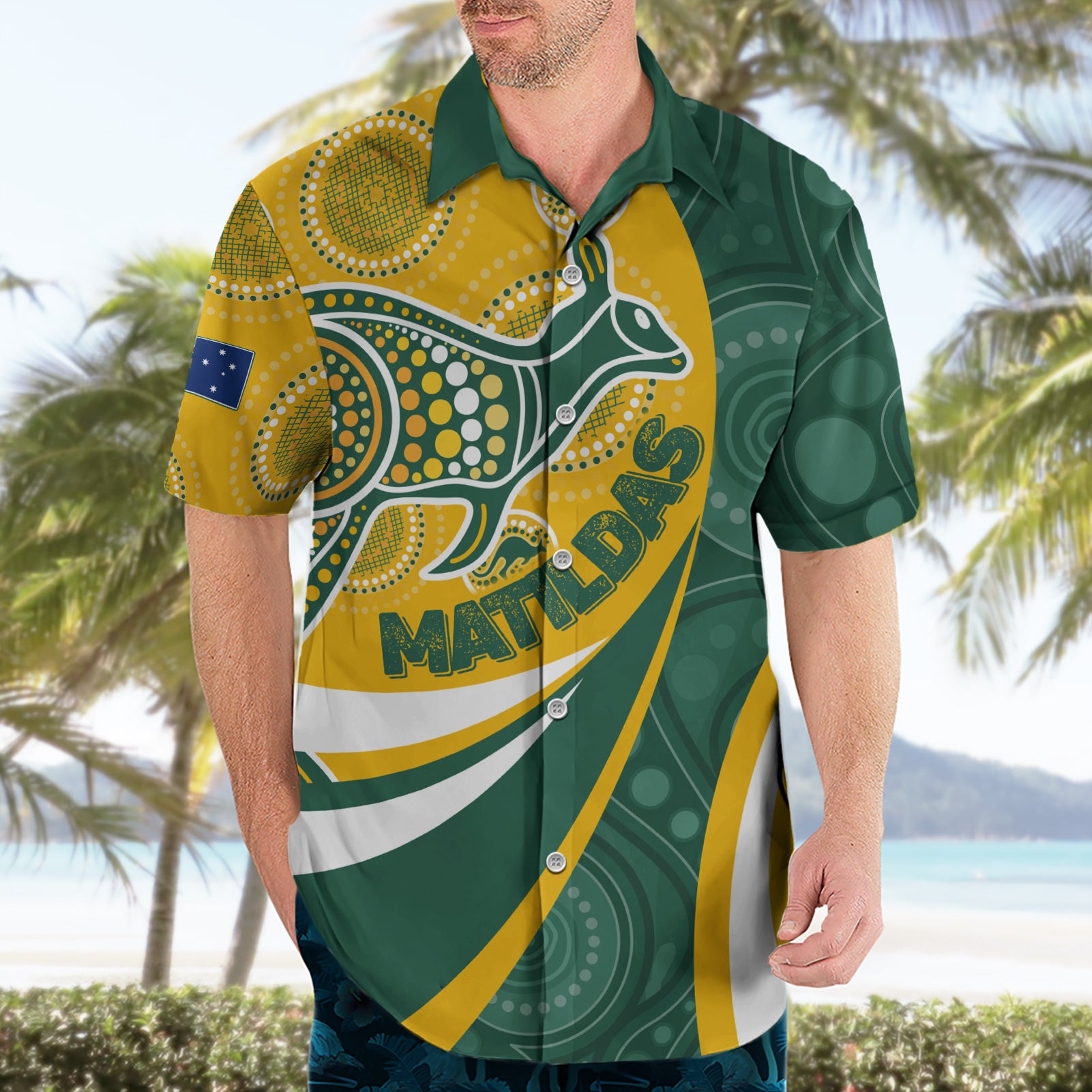 Custom Australia Matildas Indigenous Hawaiian Shirt Go Tilly Special - Vibe Hoodie Shop