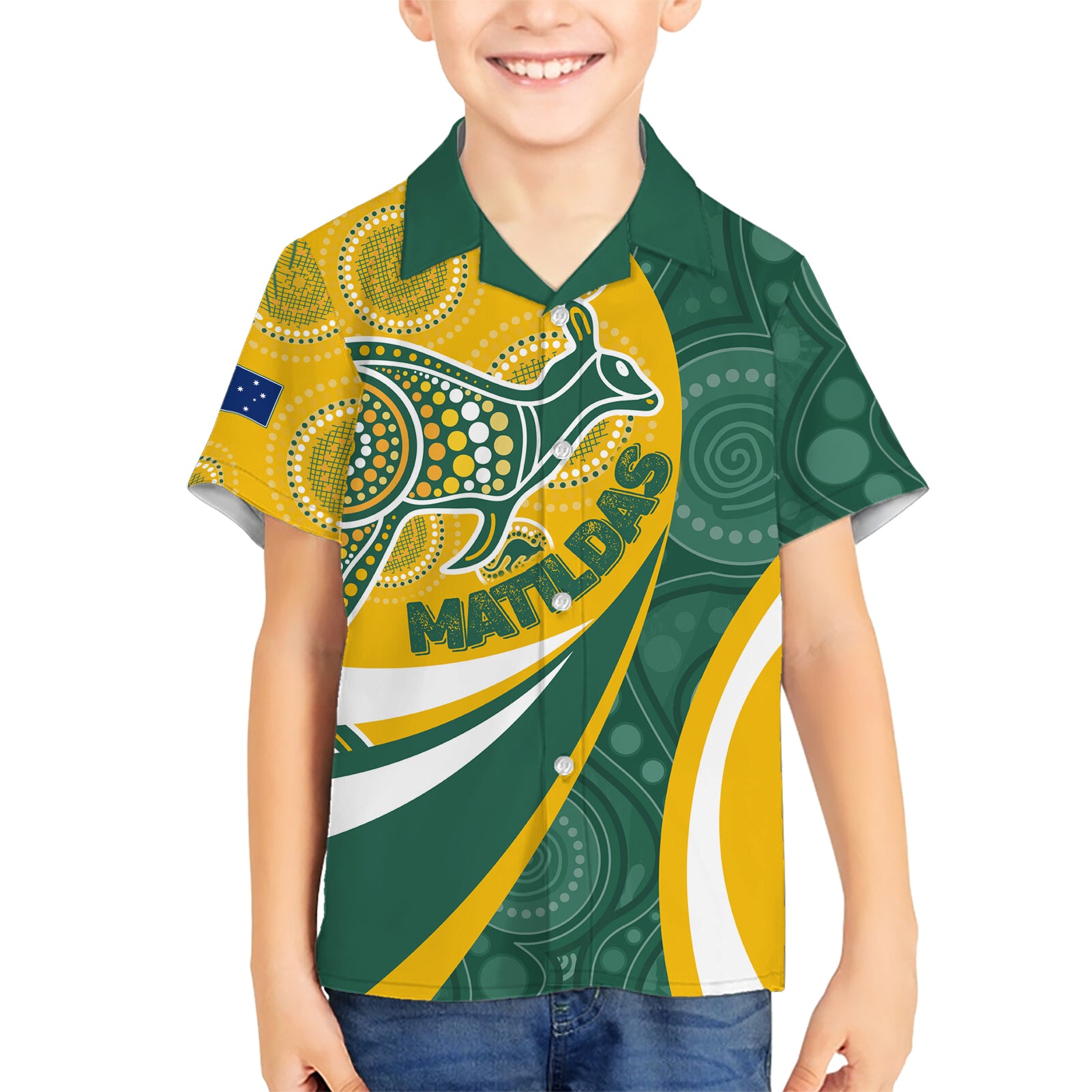 Custom Australia Matildas Indigenous Hawaiian Shirt Go Tilly Special - Vibe Hoodie Shop