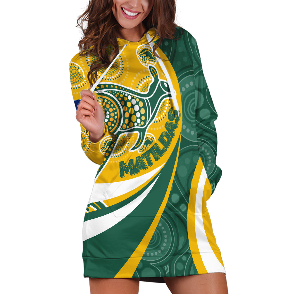 Custom Australia Matildas Indigenous Hoodie Dress Go Tilly Special - Vibe Hoodie Shop