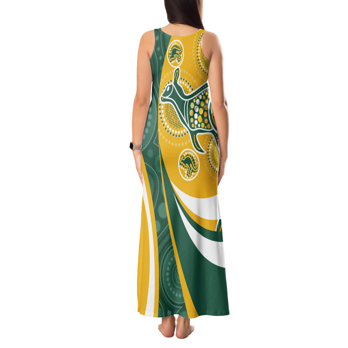 custom-australia-matildas-indigenous-tank-maxi-dress-go-tilly-special