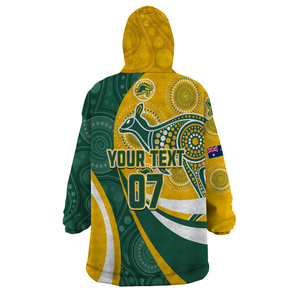 Custom Australia Matildas Indigenous Wearable Blanket Hoodie Go Tilly Special - Vibe Hoodie Shop