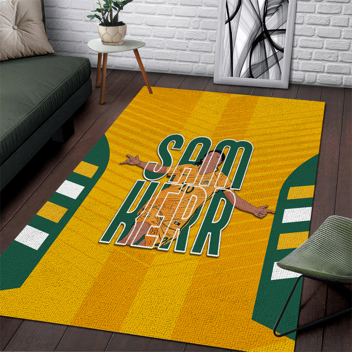 Australia Matildas Area Rug Sam Kerr Legend - Vibe Hoodie Shop