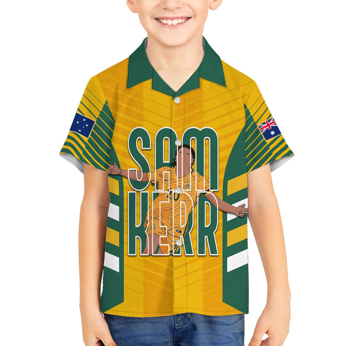 custom-australia-matildas-family-matching-puletasi-dress-and-hawaiian-shirt-sam-kerr-legend