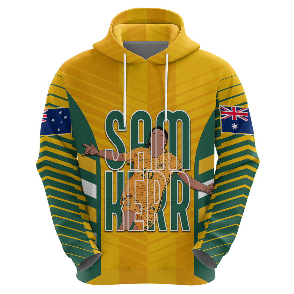 Custom Australia Matildas Hoodie Sam Kerr Legend LT7 - Vibe Hoodie Shop