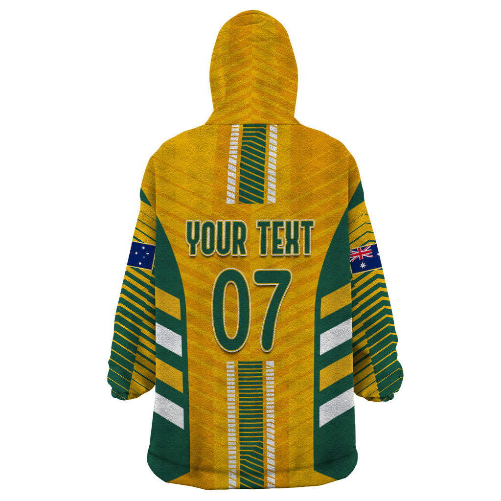 Custom Australia Matildas Wearable Blanket Hoodie Sam Kerr Legend - Vibe Hoodie Shop