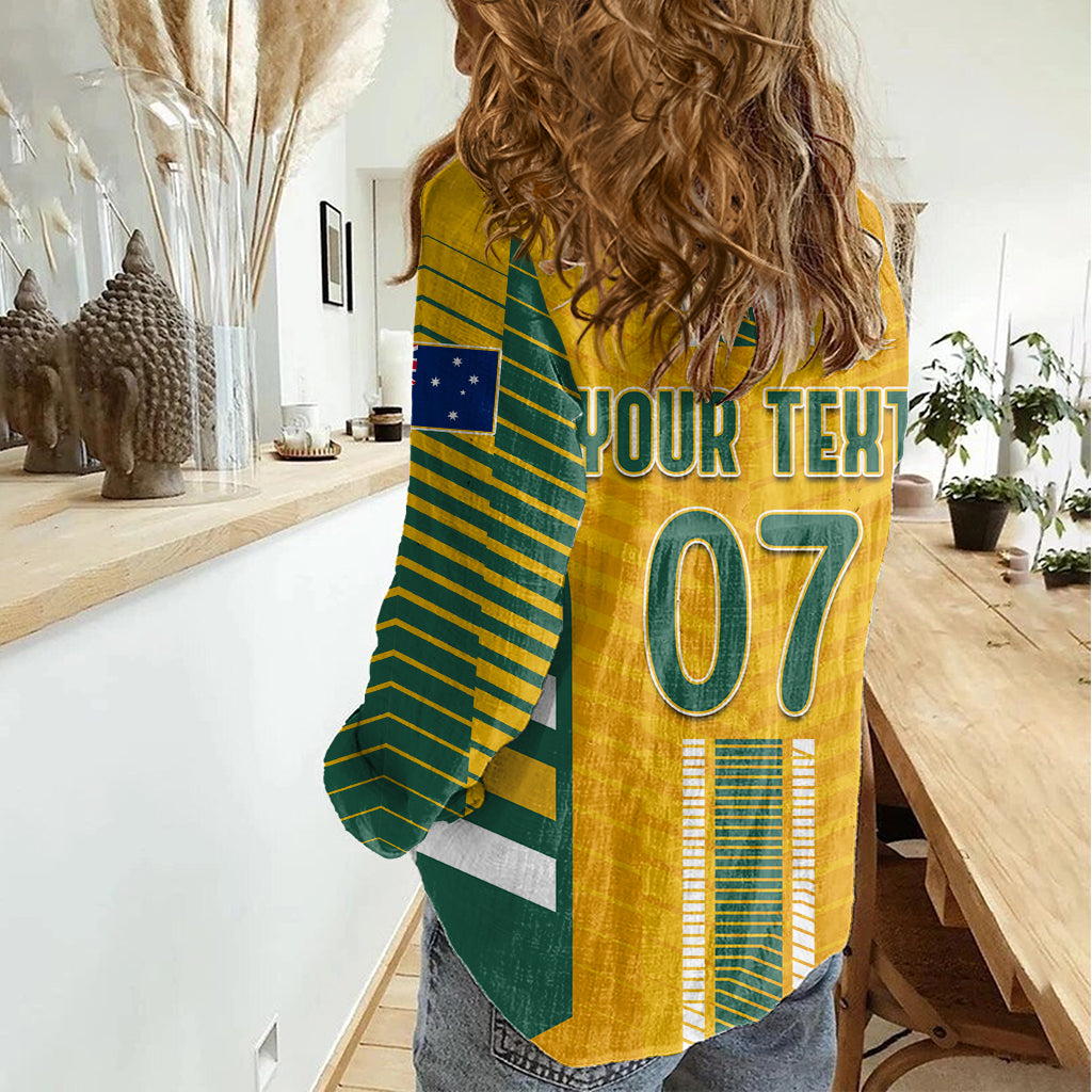 Custom Australia Matildas Women Casual Shirt Sam Kerr Legend - Vibe Hoodie Shop