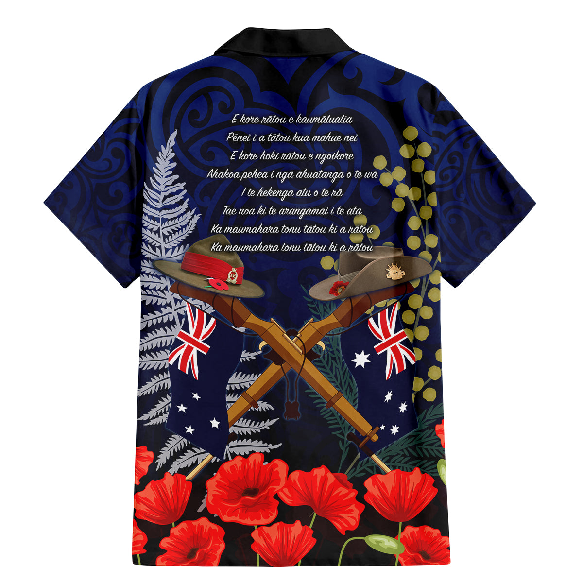 Anzac Day Aussie Mix Maori In Memories Family Matching Mermaid Dress and Hawaiian Shirt